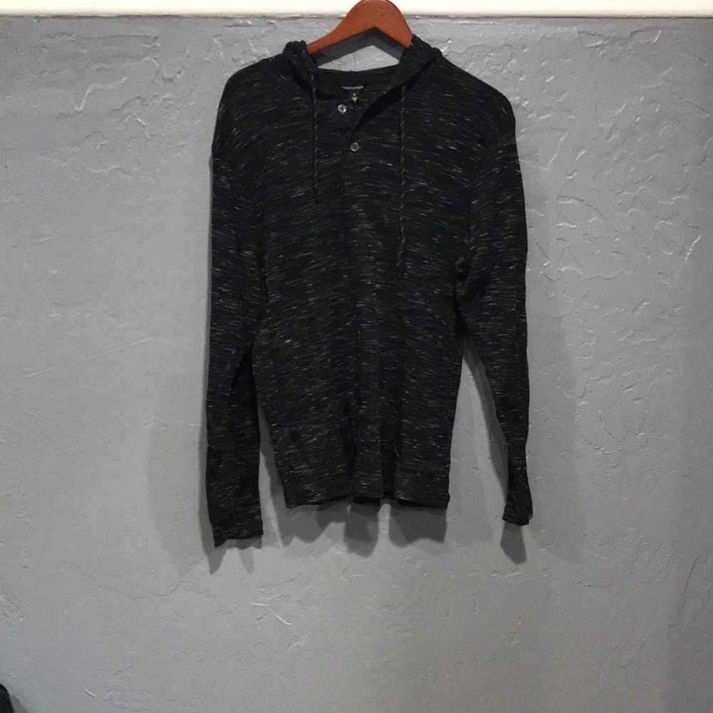 Hoodie-style Henley